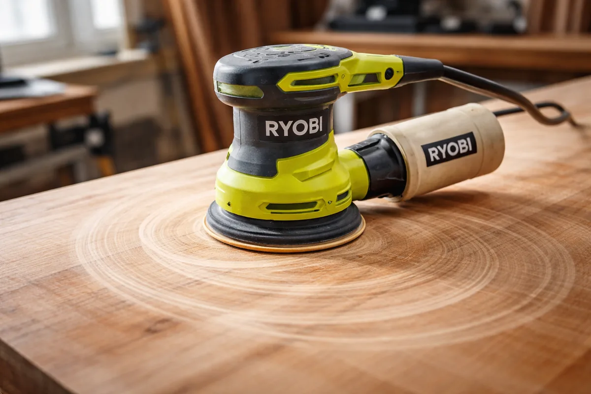 Pourquoi ma ponceuse Ryobi laisse-t-elle des traces circulaires ?