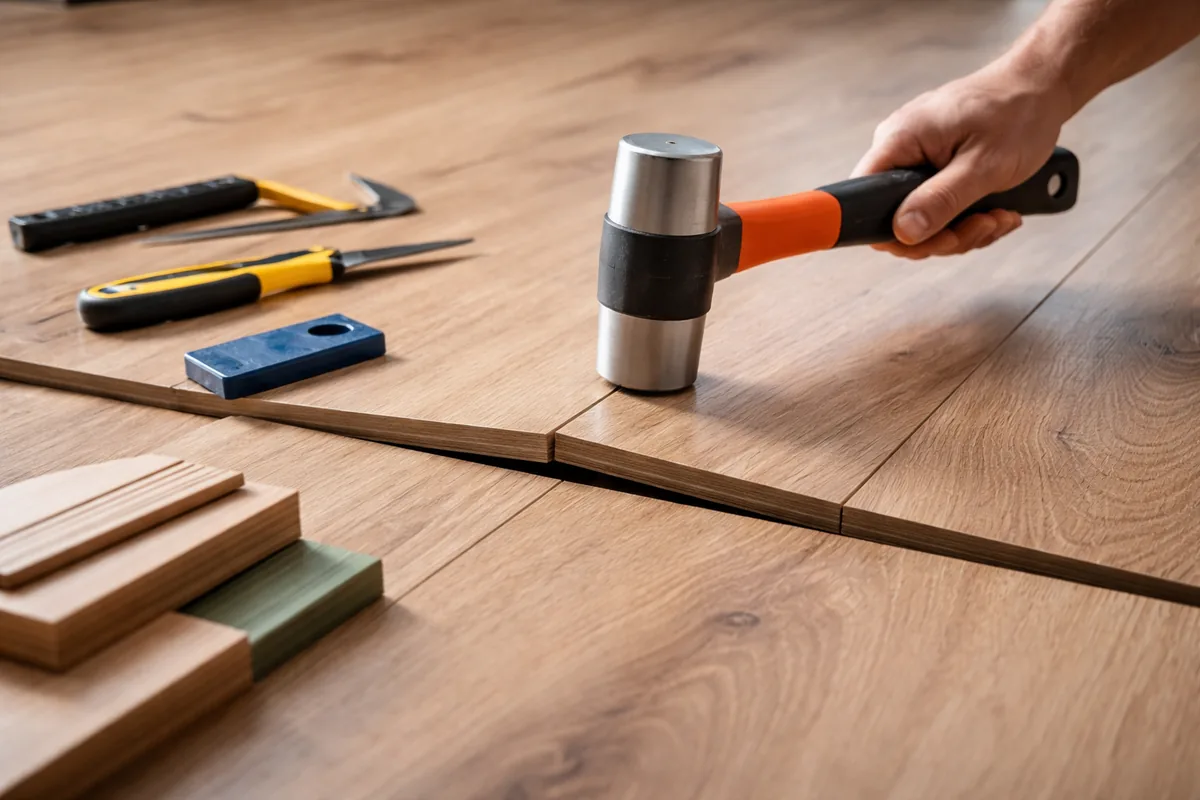 Comment réparer un parquet Quick-Step qui se soulève aux jonctions ?
