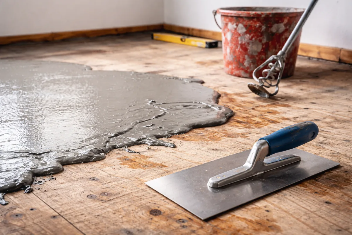 Pourquoi le ragréage fibré ne sèche pas sur un plancher bois ?