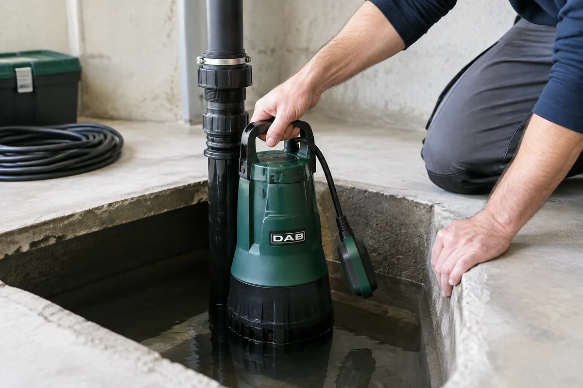 Pompe de relevage DAB qui n’évacue plus l’eau : comment la dépanner ?