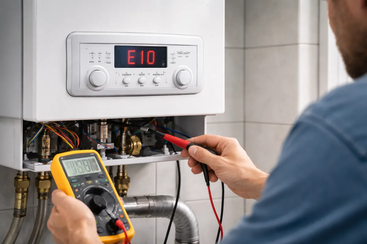 Comment résoudre le code erreur E10 sur une chaudière Chappée ?