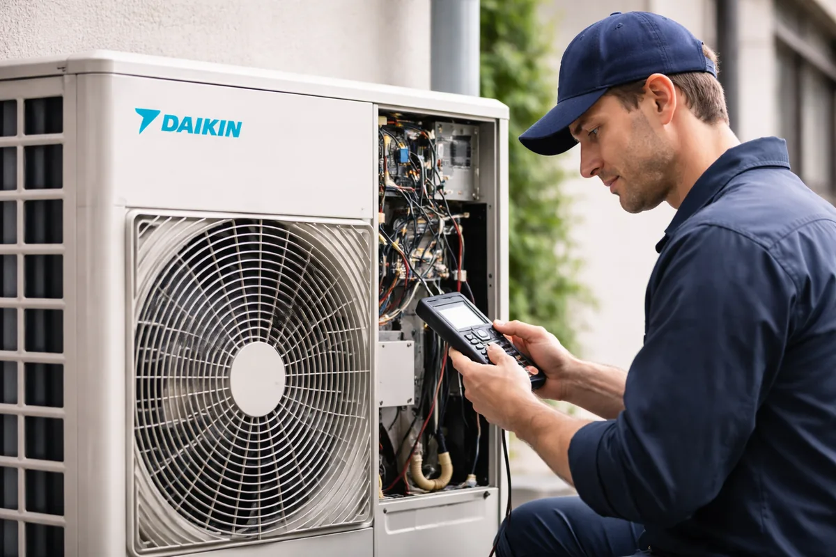 Que faire si une pompe à chaleur Daikin affiche le code U4 ?