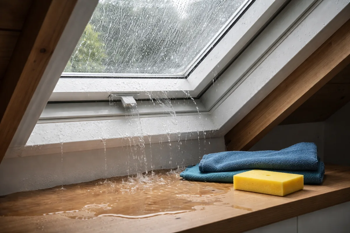 Que faire si une fenêtre Velux laisse passer de l’eau ?