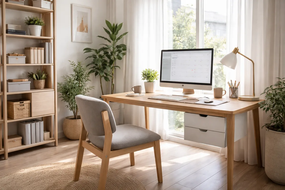 Aménager son espace de travail à domicile de manière efficace