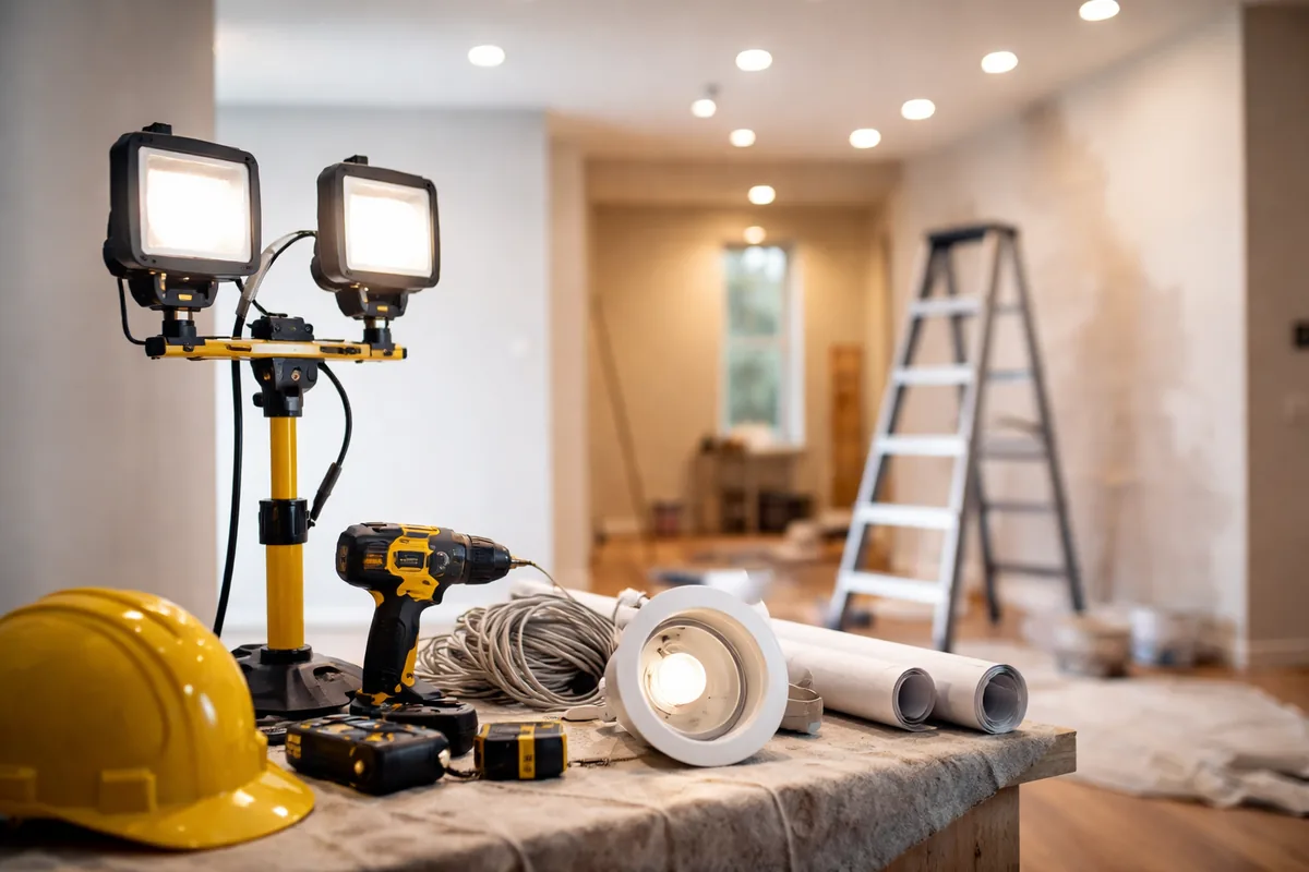 Comment bien choisir son éclairage pour des travaux d'intérieur