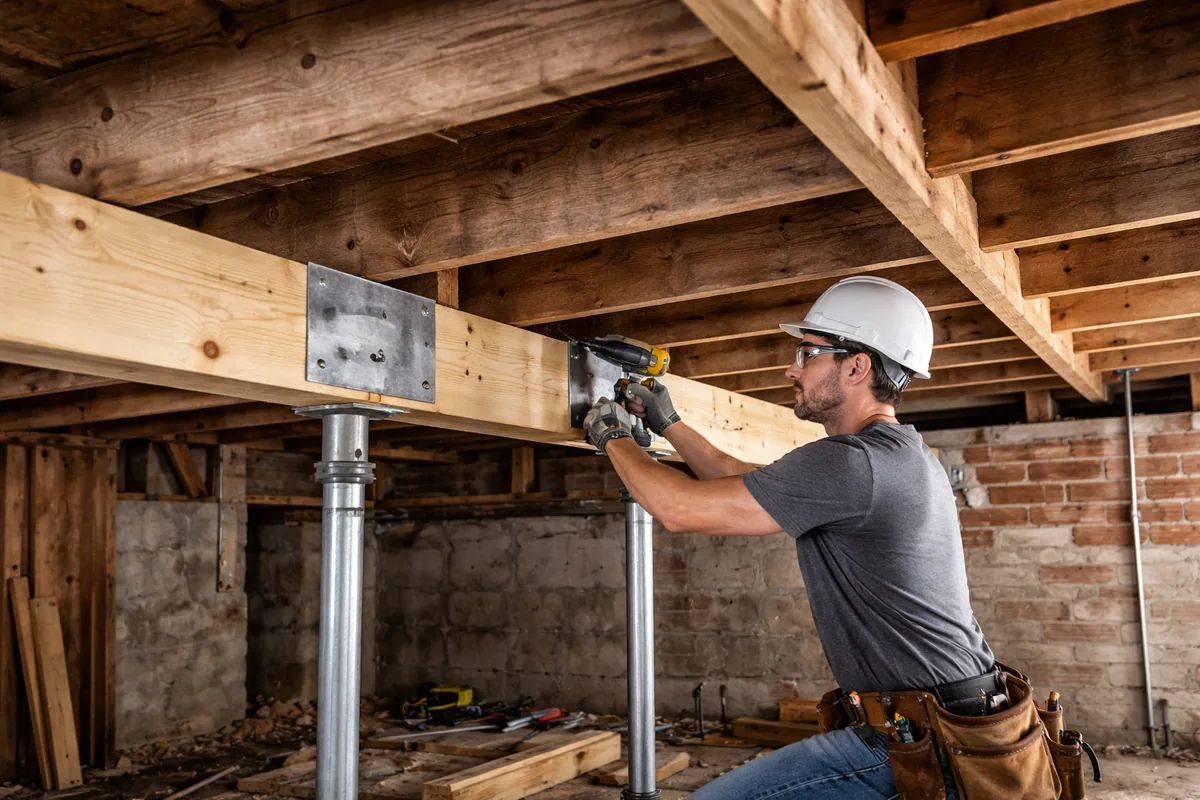 Comment renforcer un solivage en bois affaissé sans tout démolir ?