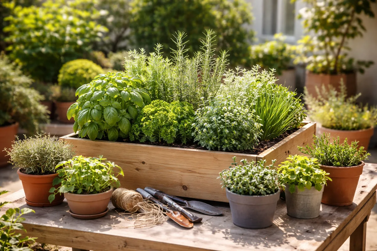 Créer un jardin d'herbes aromatiques à domicile