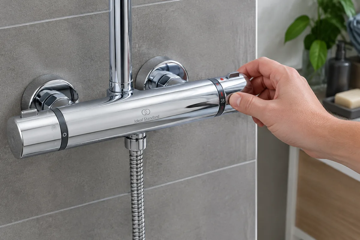 Comment débloquer un robinet thermostatique de douche Ideal Standard ?