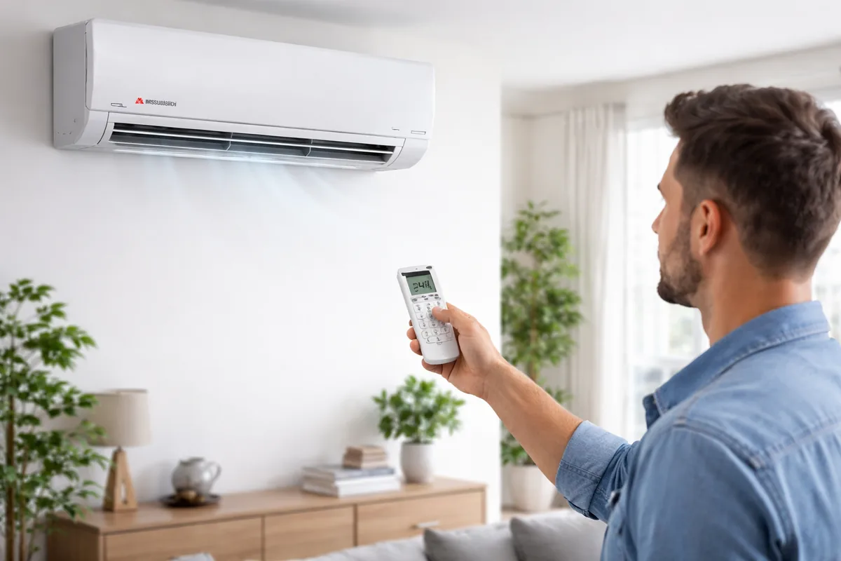 Comment régler une climatisation Mitsubishi ?