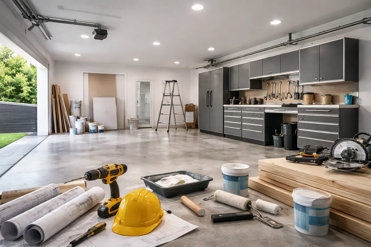 Quel est le coût moyen de la rénovation d'un garage au m²