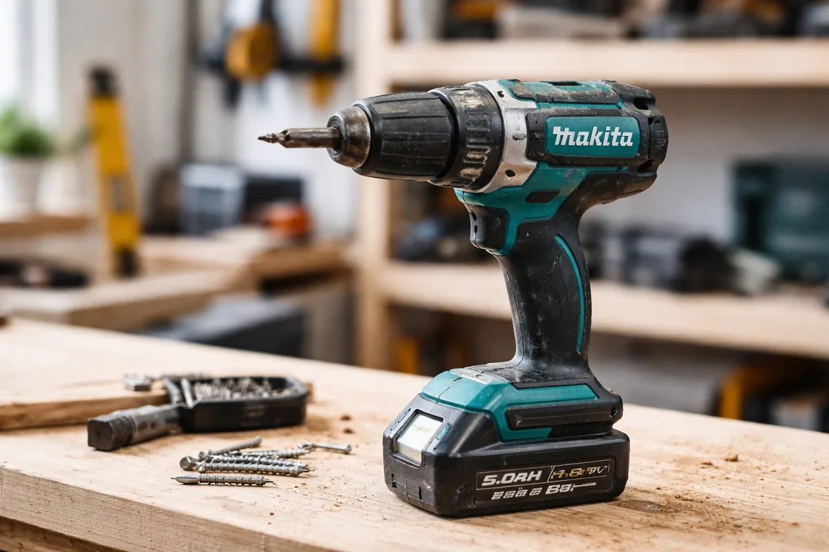 Pourquoi ma visseuse Makita perd-elle rapidement toute sa puissance ?