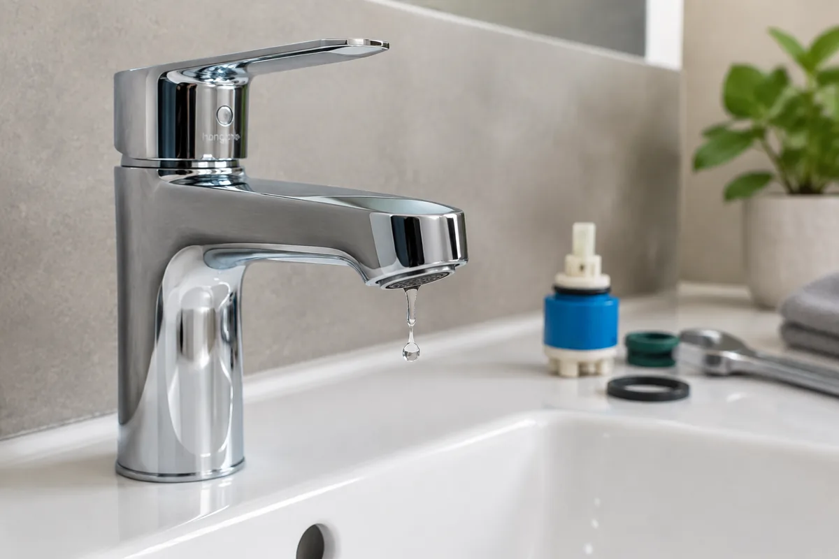 Robinet Hansgrohe qui goutte une fois fermé : quelle pièce remplacer ?