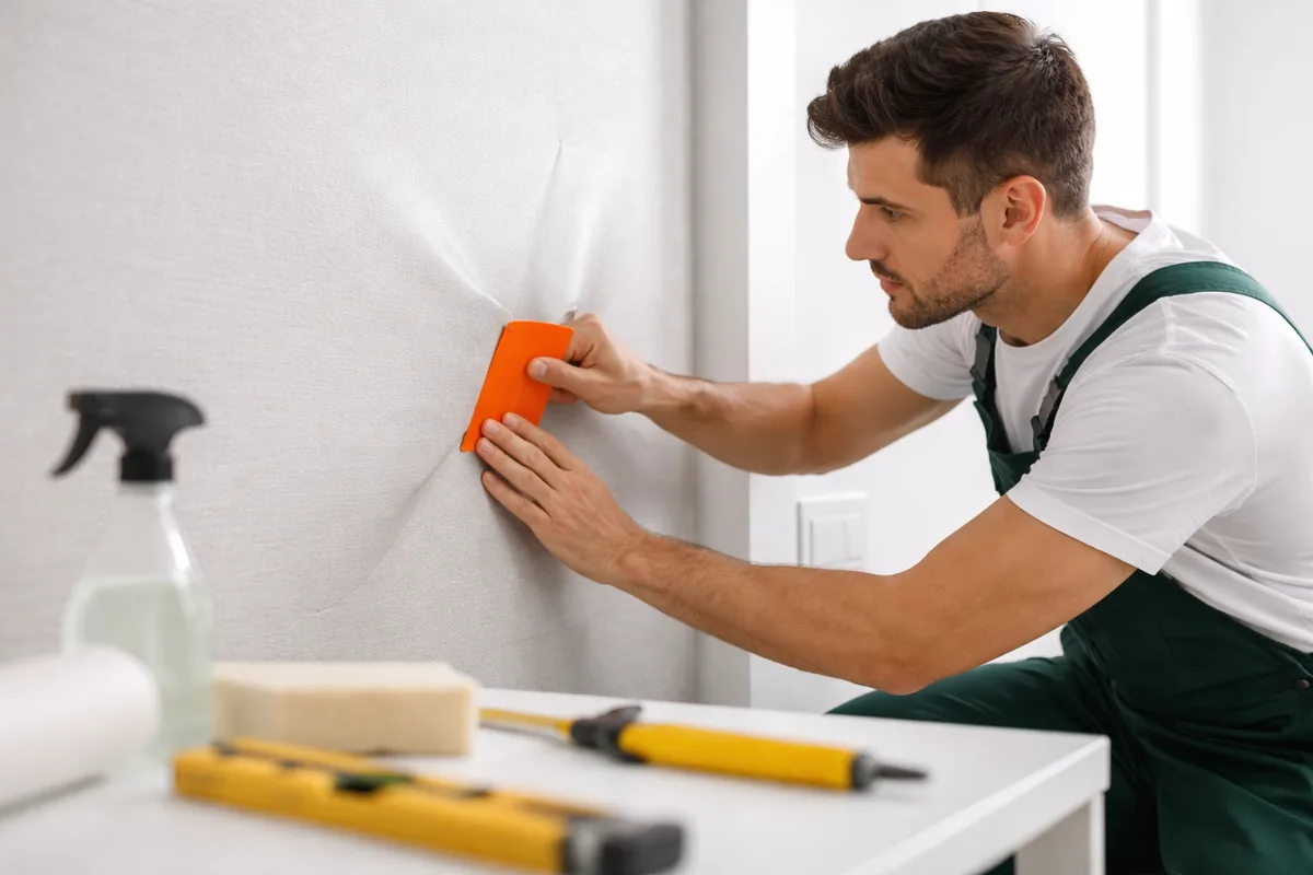 Comment enlever les bulles sous un papier peint Leroy Merlin ?