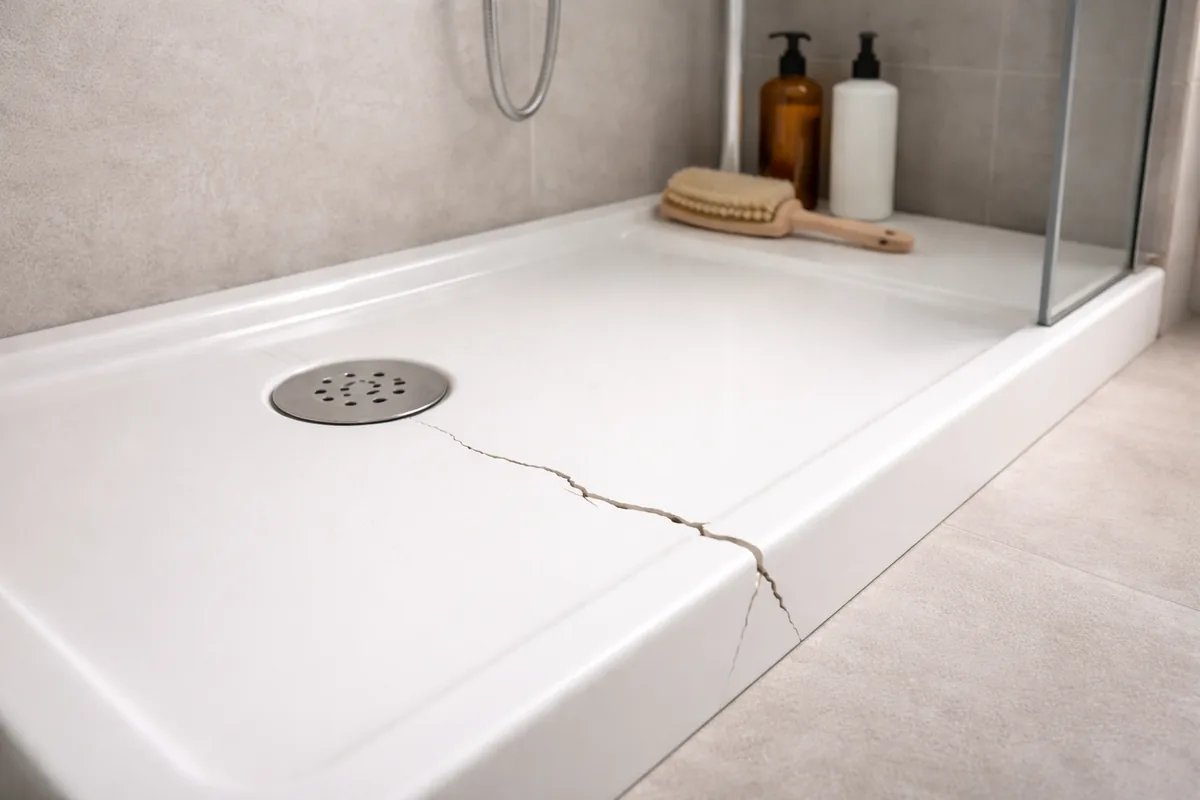 Pourquoi mon receveur de douche Jacob Delafon se fissure-t-il ?